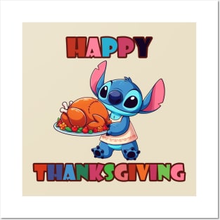 Giving Thanks Thanksgiving Stitch Thanksgiving 2023 Posters and Art